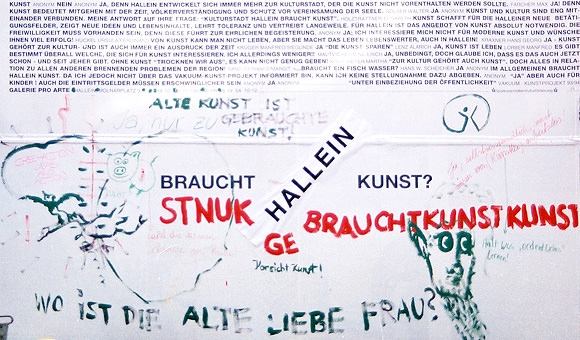 Plakat in Hallein