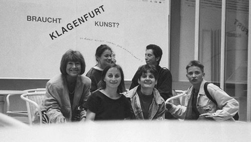 vakuum 1993 in Klagenfurt. Gruppenfoto